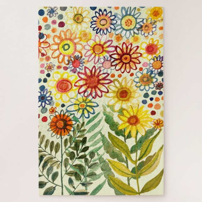 Puzzle Margaritas and daisies (Vertical)