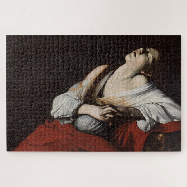 Puzzle María Magdalena de Caravaggio (1606) (Horizontal)