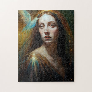 Puzzle María Magdalena y un pájaro precioso