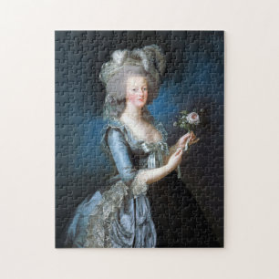Puzzle Marie Antoinette con un rosa