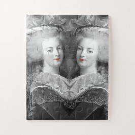 Puzzle Marie Antoinette, en blanco y negro,