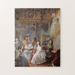 Puzzle Marie Antoinette En Su Salón En Versalles