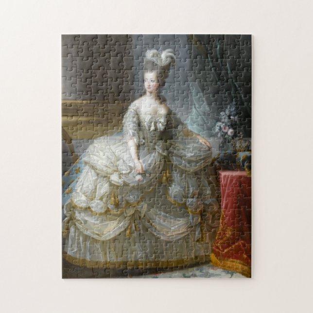 Puzzle Marie Antoinette, Reina de Francia de Le Brun (Vertical)
