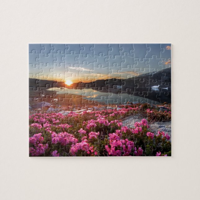 Puzzle Marie Lakes Sunrise - Camino de John Muir - Ansel  (Horizontal)