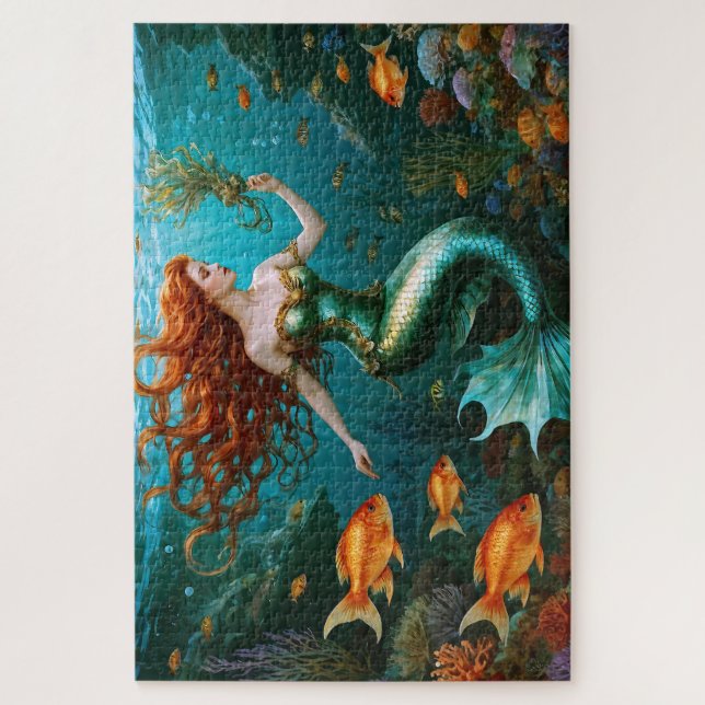 Puzzle "Marielle" - Hermosa sirena bailarina (Vertical)