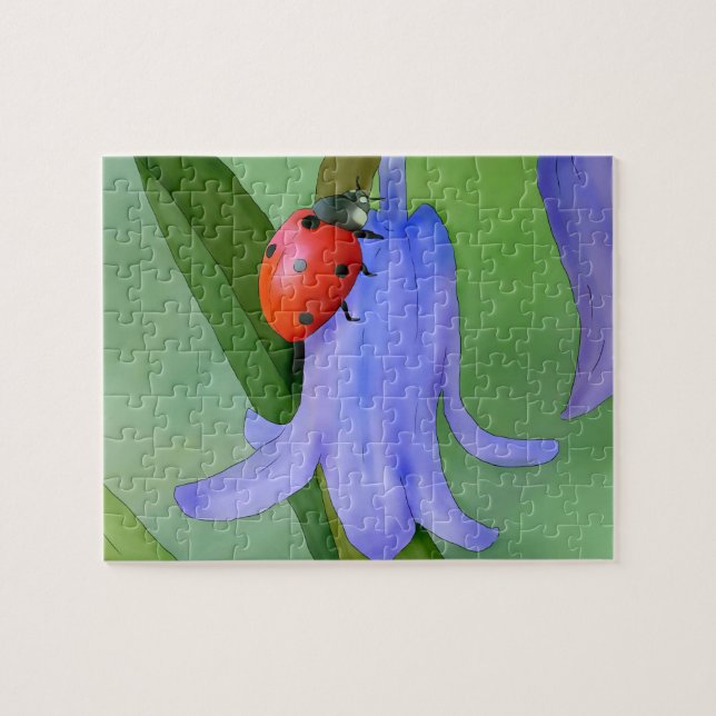 Puzzle Marienkäfer (Horizontal)