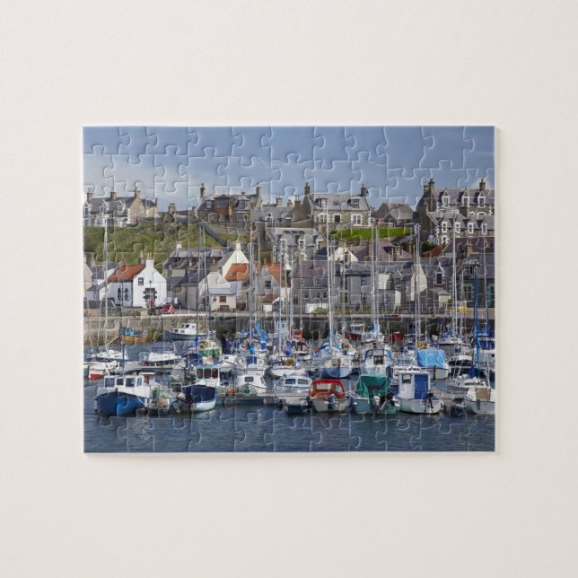 Puzzle Marina, Findochty, Moray, Escocia, United (Horizontal)