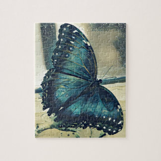 Puzzle Mariposa azul