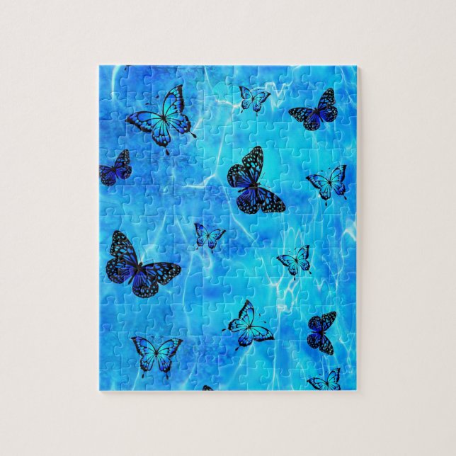 Puzzle Mariposa azul (Vertical)