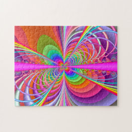 Puzzle Mariposa caprichosa - arte del fractal