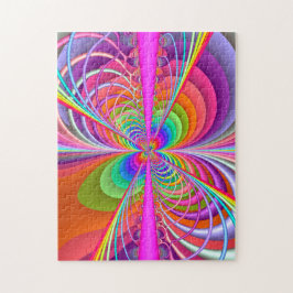 Puzzle Mariposa caprichosa - arte del fractal