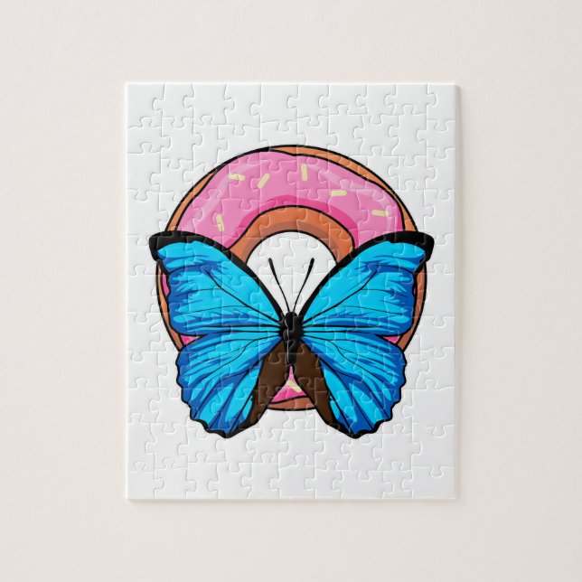 Puzzle Mariposa con Donut (Vertical)