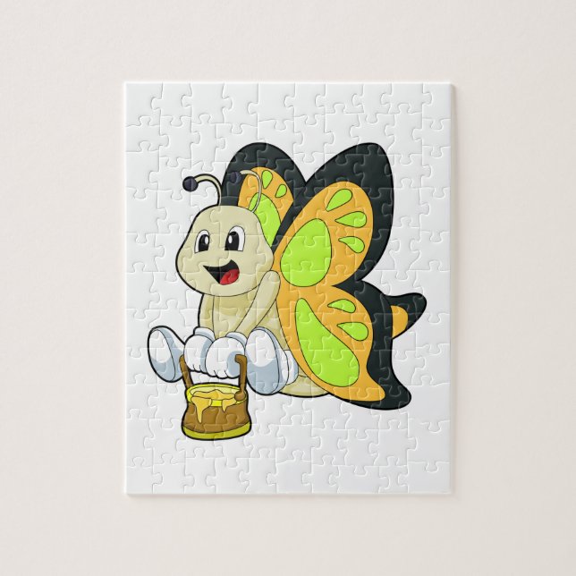 Puzzle Mariposa con miel (Vertical)