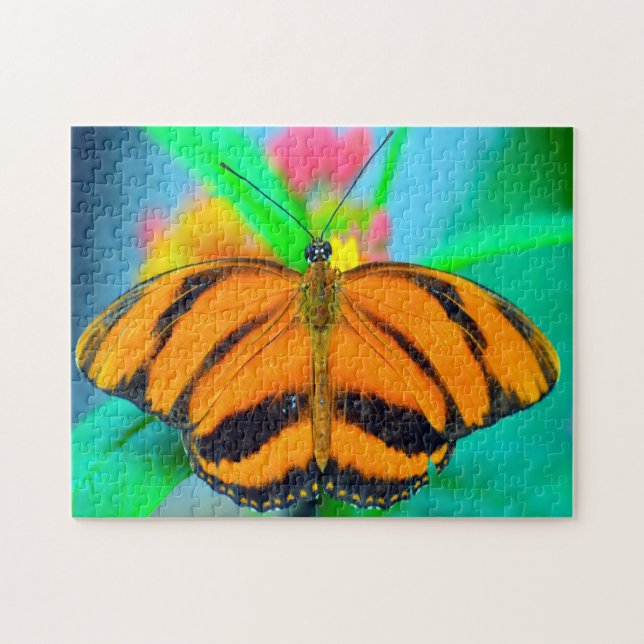 Puzzle Mariposa de la Pasión Rayada. (Horizontal)