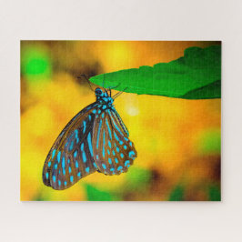 Puzzle Mariposa de lunares cebra.