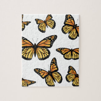 Puzzle Mariposa de monarca anaranjada
