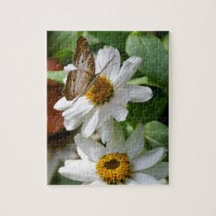Puzzle Mariposa de pavo real blanca