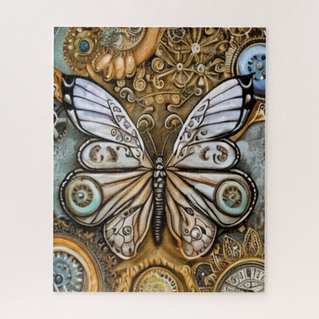 Puzzle Mariposa de Steampunk (Vertical)