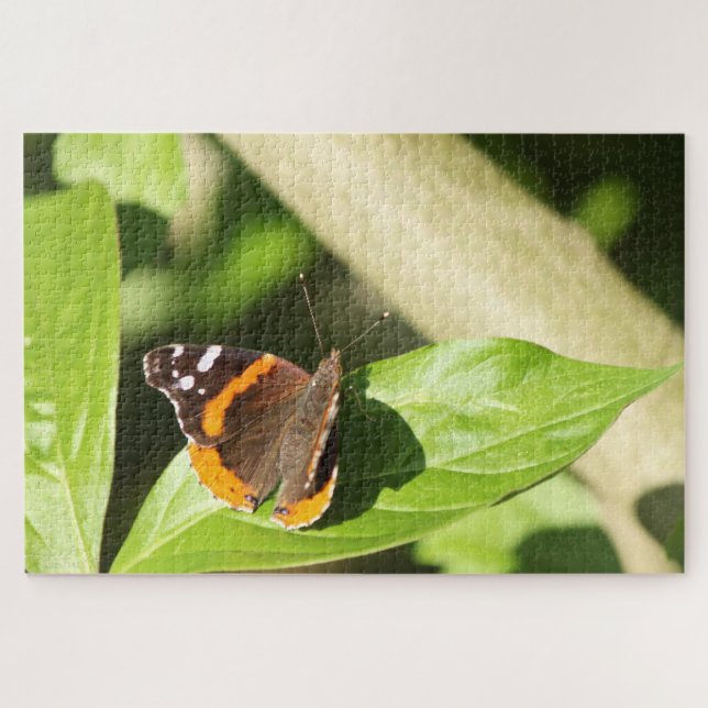 Puzzle Mariposa del Almirante Rojo (Horizontal)