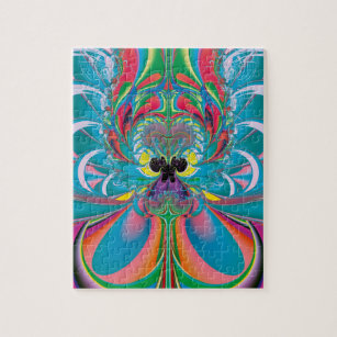 Puzzle Mariposa del verano del arte abstracto