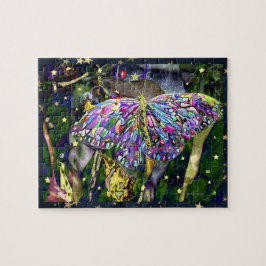 Puzzle Mariposa dorada