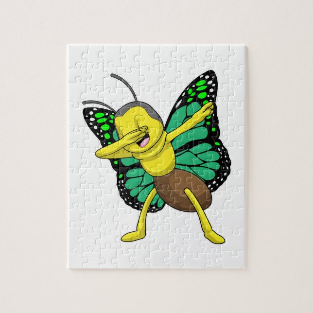 Puzzle Mariposa en Hip Hop Dance Dab (Vertical)