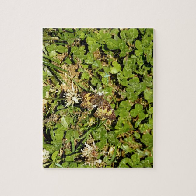 Puzzle Mariposa en Hojas (Vertical)