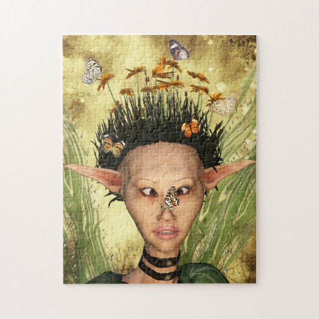 Puzzle mariposa en mi nariz (Vertical)