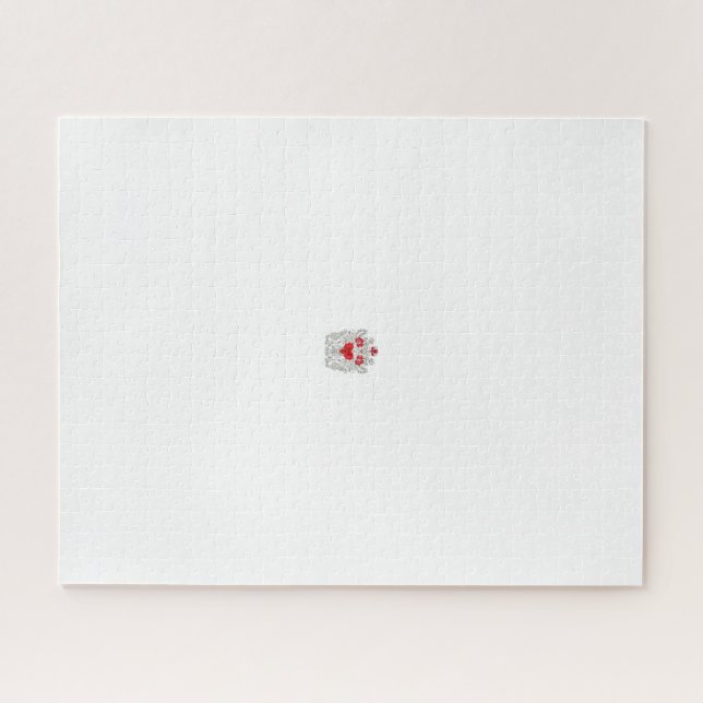 Puzzle Mariposa floral Mandala | Diseño de arte Purple Bo (Horizontal)