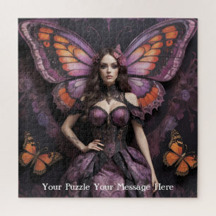 Puzzle Mariposa gótica Empress Mauve Splendor