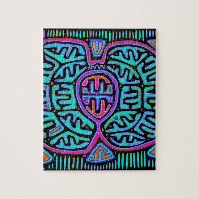 Puzzle Mariposa india Kuna (Vertical)