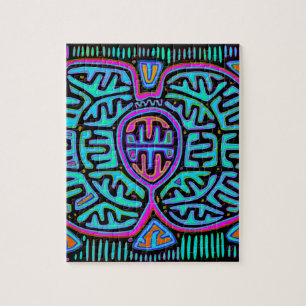 Puzzle Mariposa Kuna india