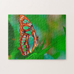 Puzzle Mariposa malaquita.