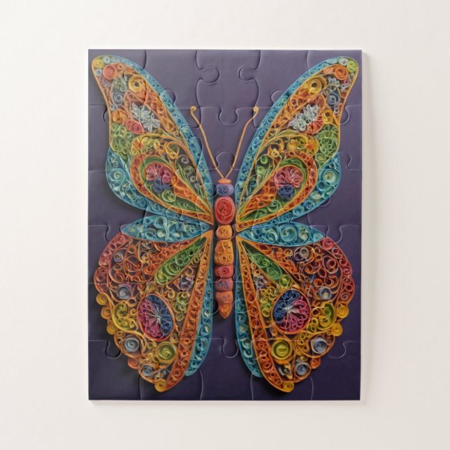Puzzle Mariposa Mandala (Vertical)