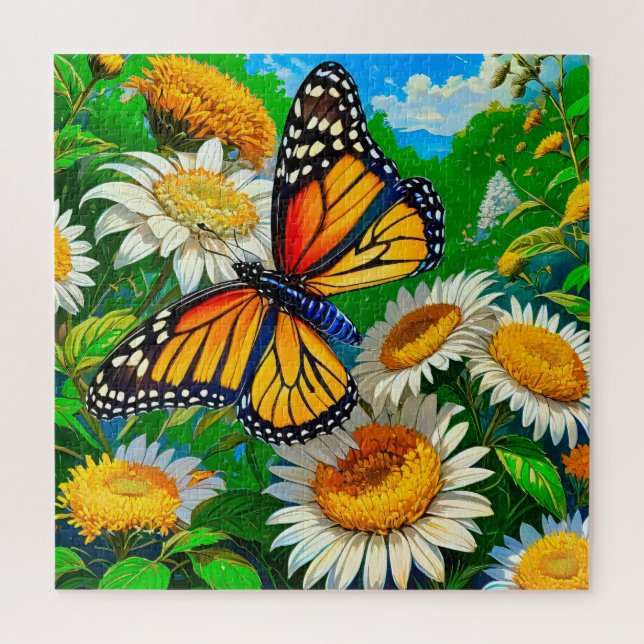 Puzzle Mariposa monarca (Vertical)