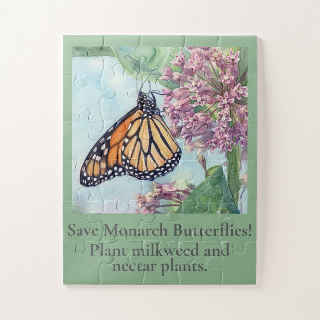 Puzzle Mariposa monarca (Vertical)