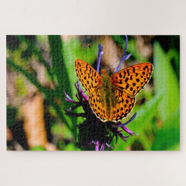 Puzzle Mariposa Nácar. (Horizontal)