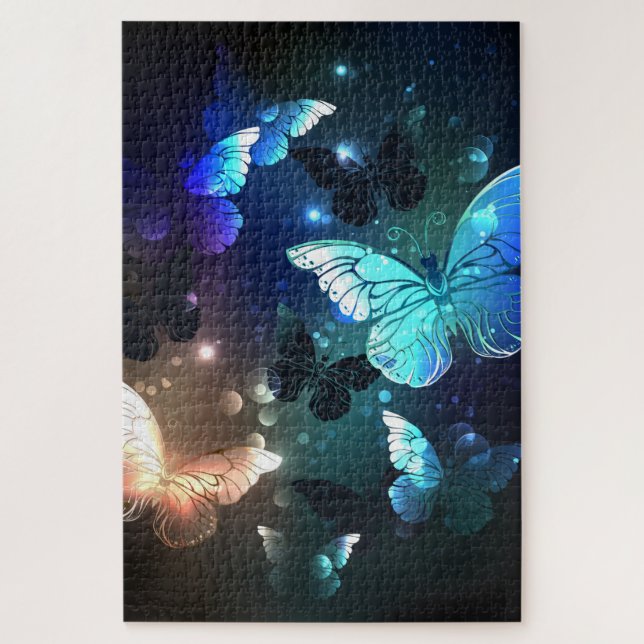 Puzzle Mariposa nocturna fluida (Vertical)