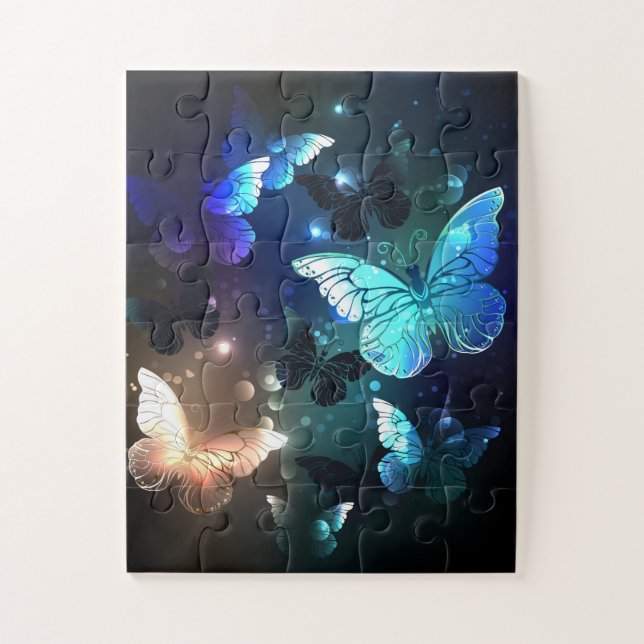 Puzzle Mariposa nocturna fluida (Vertical)