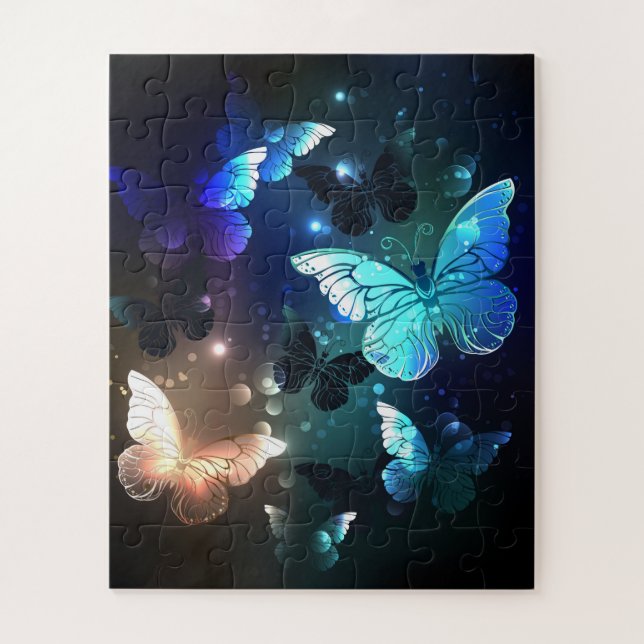 Puzzle Mariposa nocturna fluida (Vertical)