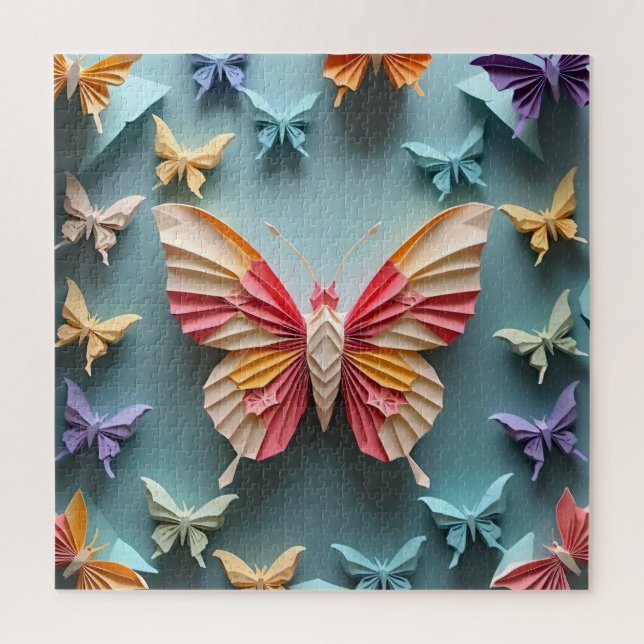 Puzzle Mariposa Origami (Vertical)