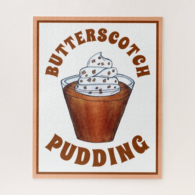 Puzzle Mariposa pudding Crema batida Comida del Sur (Vertical)