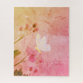 Puzzle Mariposa rosa