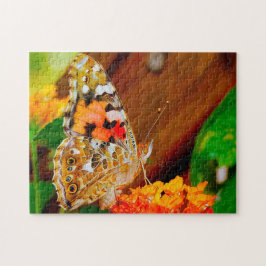 Puzzle Mariposa Vanessa Cardui.