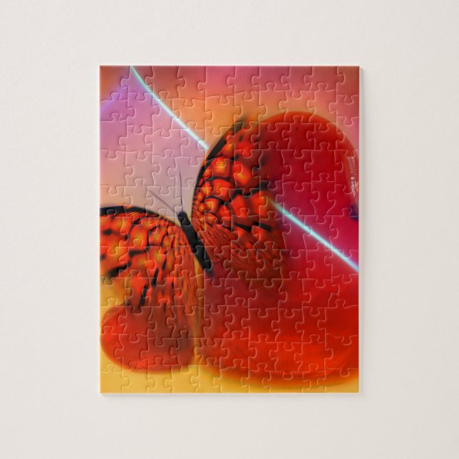 Puzzle Mariposa y corazón (Vertical)