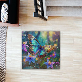 Puzzle Mariposa y flores del bosque mágico