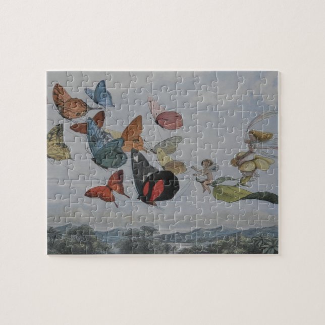 Puzzle Mariposa y hadas mariposas reina (Horizontal)