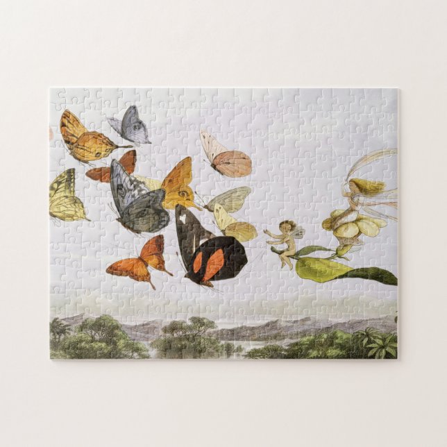 Puzzle Mariposas antiguas y arte de Ilustracion antiguo (Horizontal)