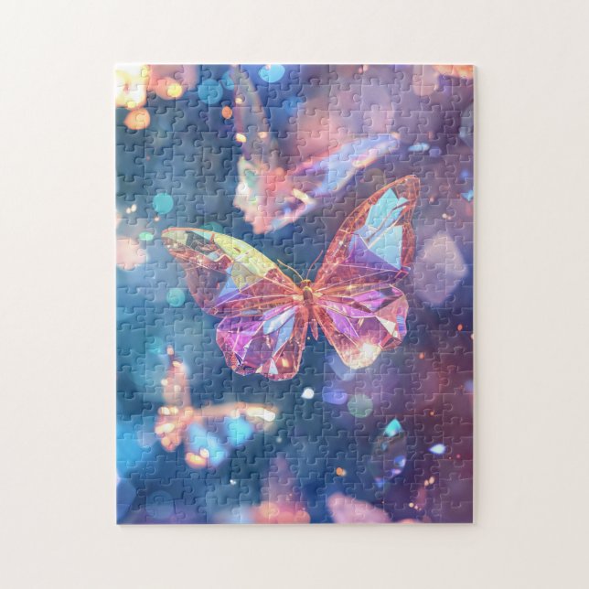 Puzzle Mariposas cristalinas etéreas (Vertical)