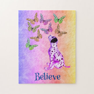 Puzzle Mariposas de cachorro dálmatas creen Inspiradoras